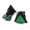 Switch Momentáneo Triangular SPDT Verde