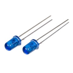 Led 3mm opaco azul