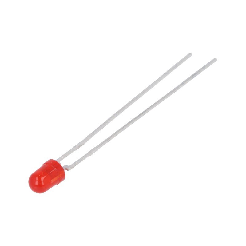 Led 3mm opaco rojo