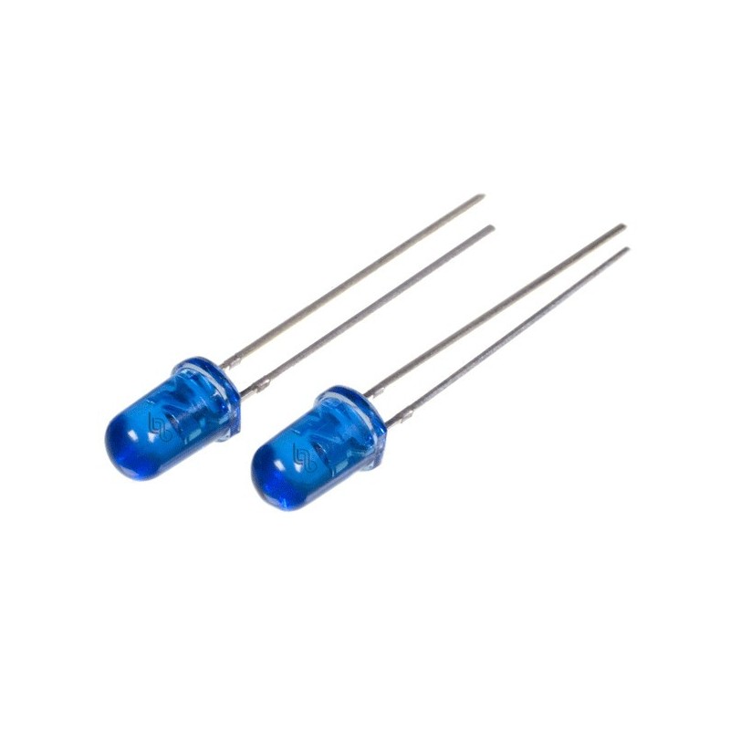 Led 5mm opaco azul