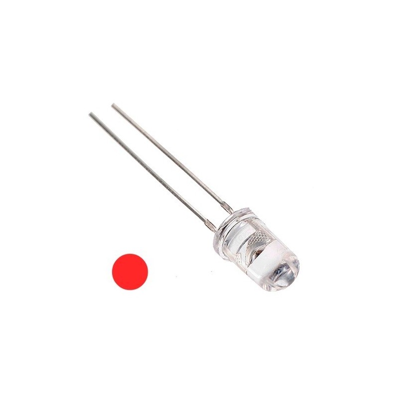 Led 5mm ultrabrillante rojo