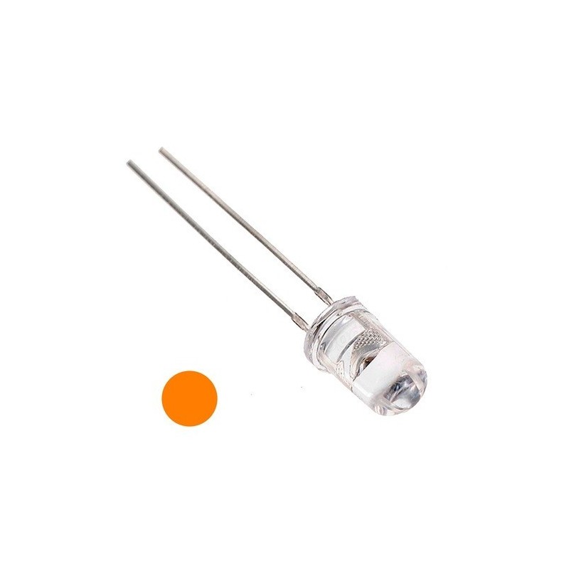 Led 5mm ultrabrillante naranja