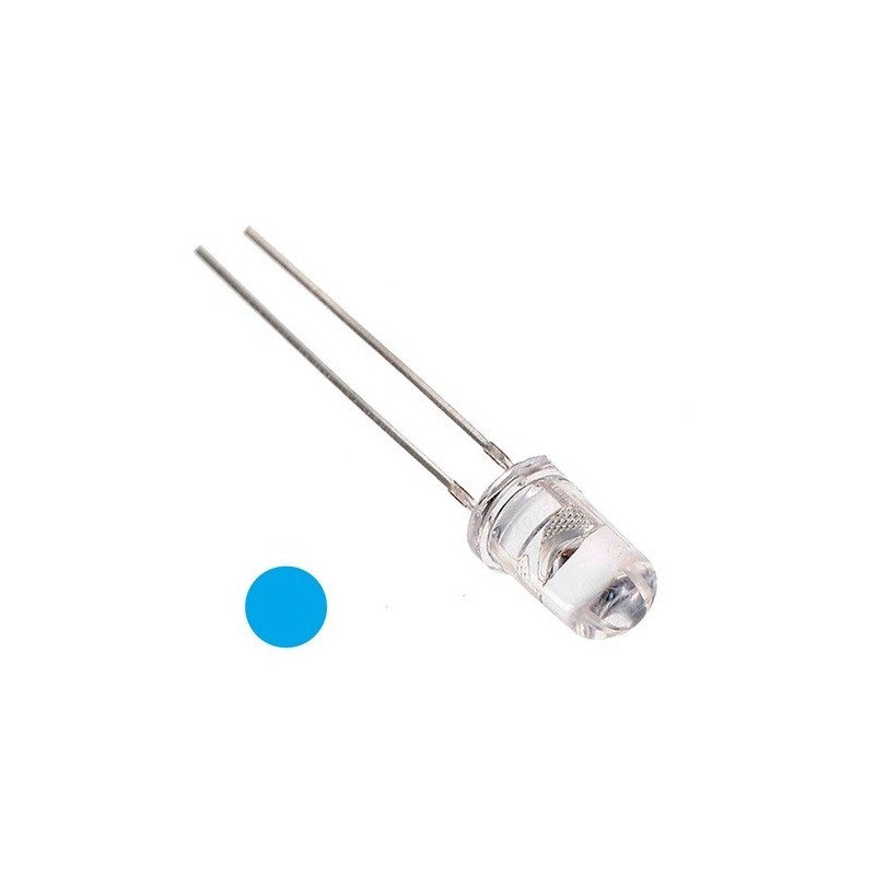 Led 10mm ultrabrillante azul