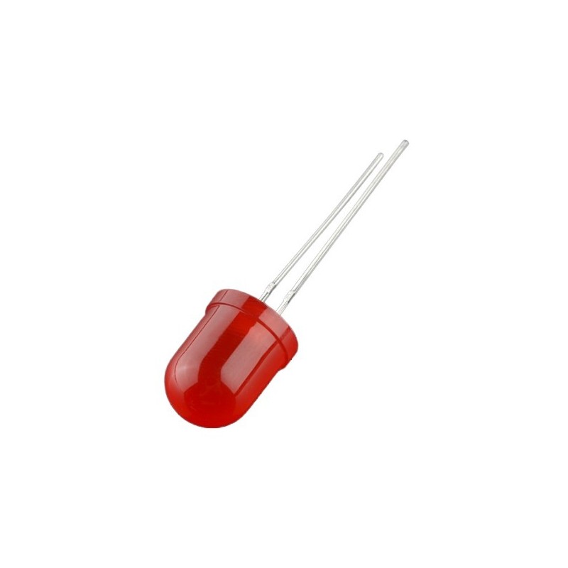 Led opaco Rojo 10mm