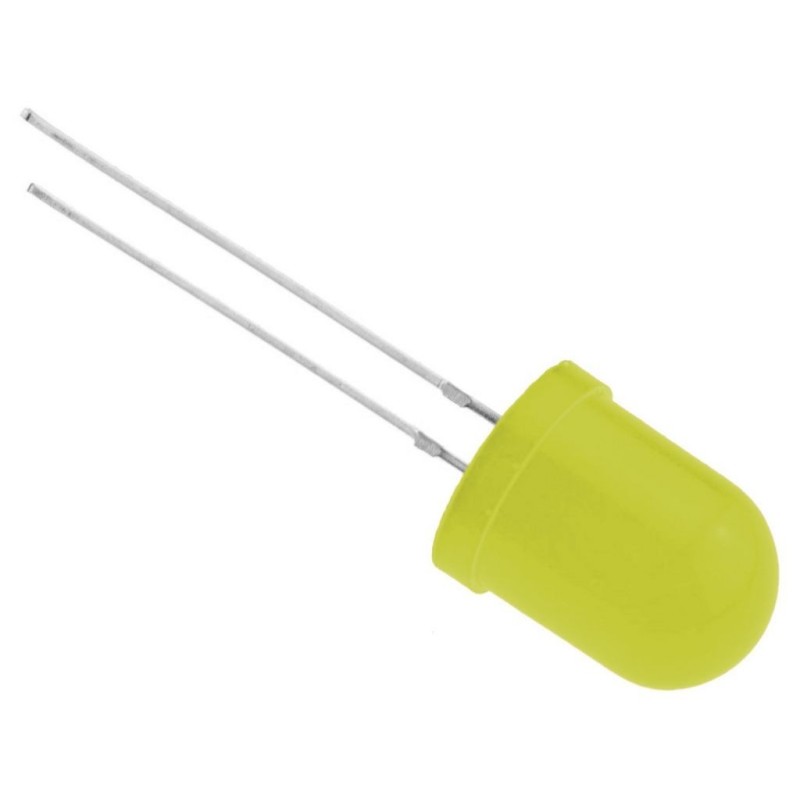 Led opaco 10mm amarillo