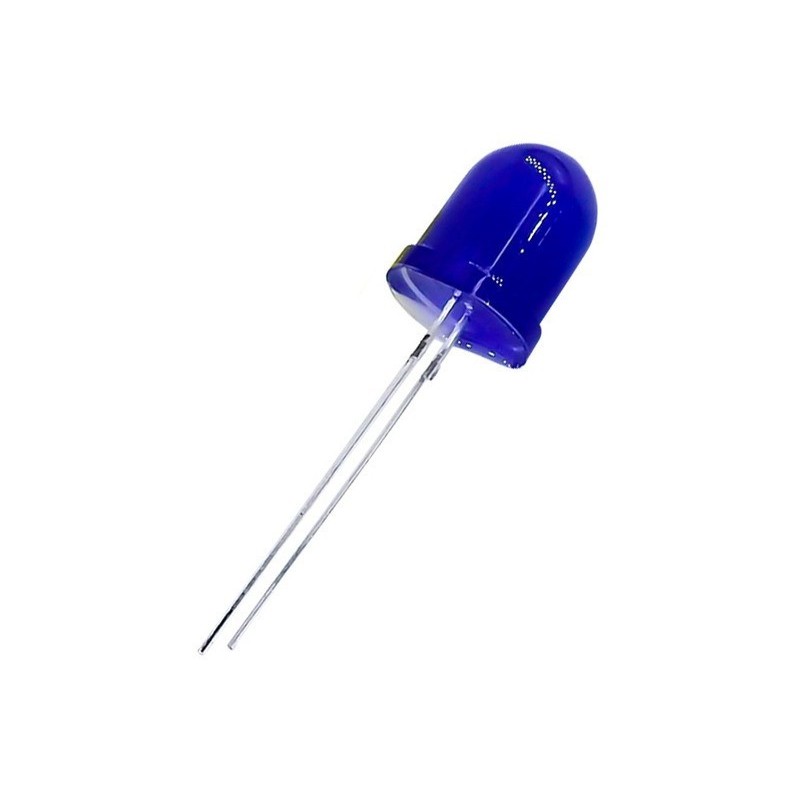 LED opaco 10mm azul