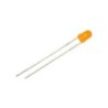 LED 3mm opaco naranja.