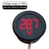 Voltí­metro circular digital CC de 4 - 100V