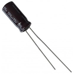 Capacitor electrolitico Th de 120uf 25V