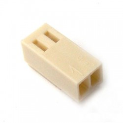 Conector Molex 2.54 mm 2 Posiciones Hembra recto