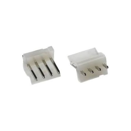 Conector macho MOLEX serie VH 4 pines 3.96mm