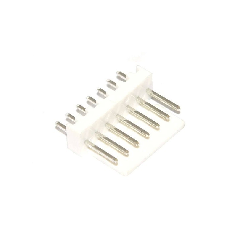Conector Molex 7 posiciones 2.54mm macho recto