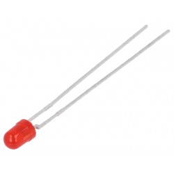 Led 3 mm opaco rojo