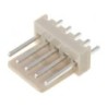 Conector Molex 5 posiciones 2.54mm macho recto