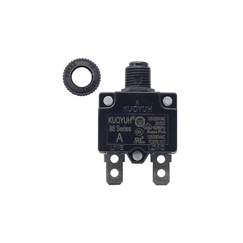 Breaker Interruptor Protector Térmico De Botón 20A