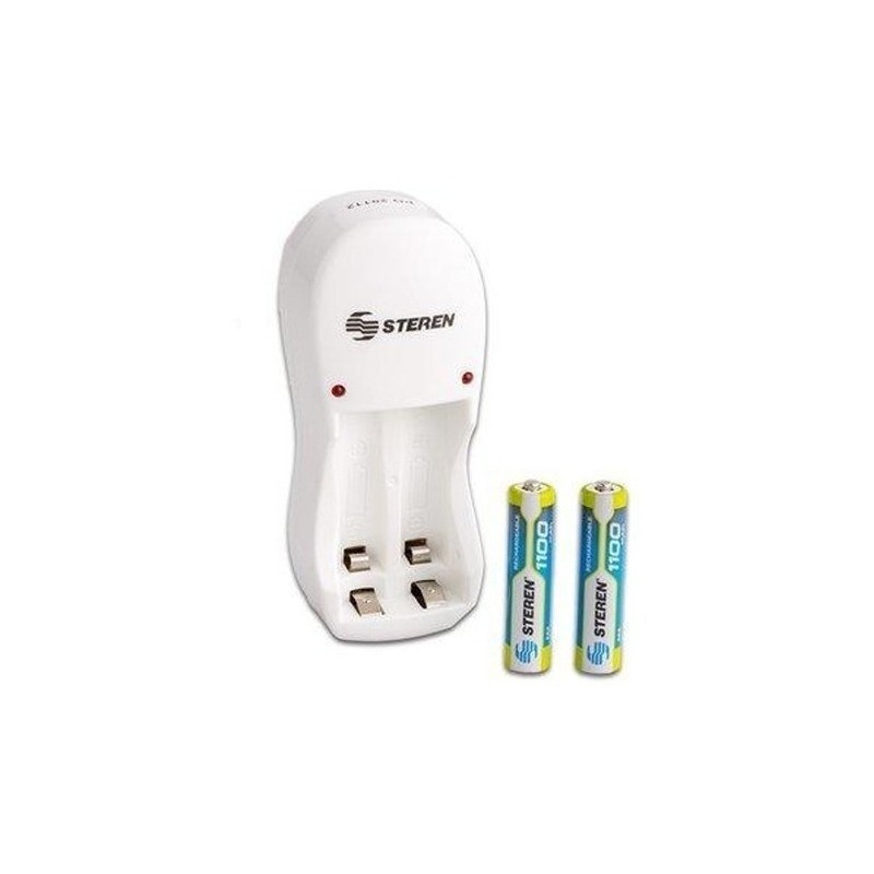 Mini cargador de pilas AA y AAA