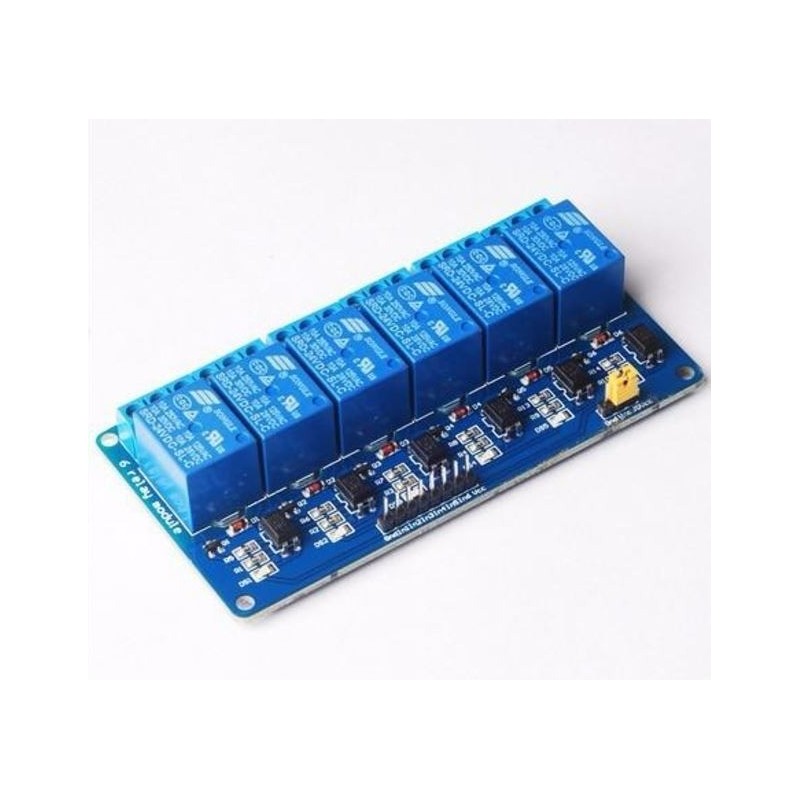 Módulo relevador de 6 canales