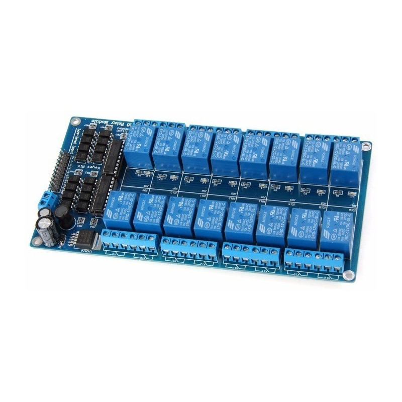 Módulo relevador 16 canales