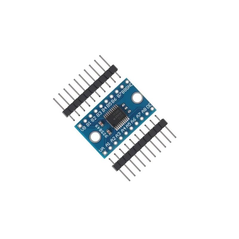 Módulo Convertidor de Niveles lógicos 5 a 3.3 V TXS0108E Bidireccional