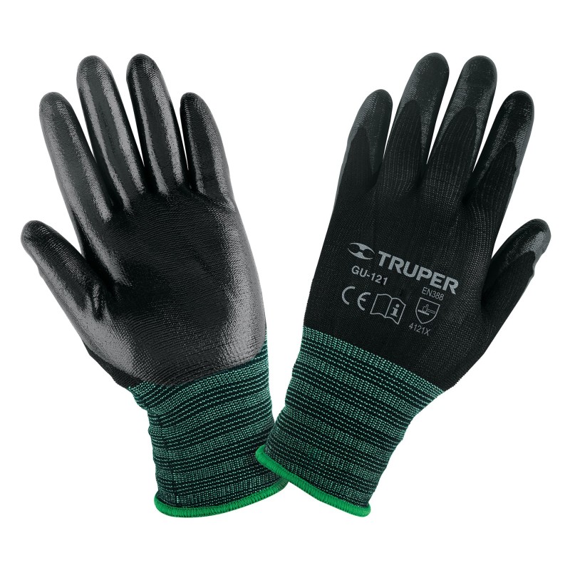 Guantes de nylon recubiertos de nitrilo, chicos, Pretul