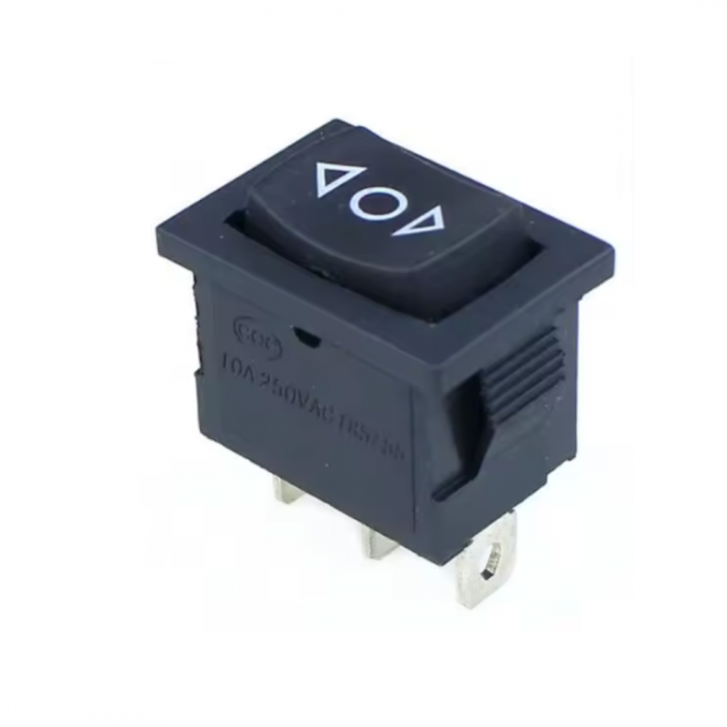 Switch rocker momentaneo 3 posiciones (ON)-OFF-(ON) 3 pines 15x21mm