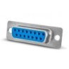 Conector DB15 de 2 filas hembra
