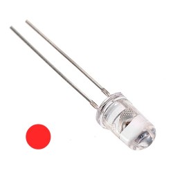 Led 5 mm ultrabrillante rojo