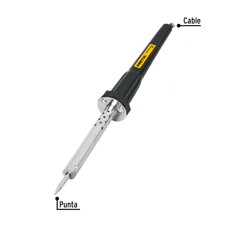 Cautín 30W tipo lápiz para trabajo ligero, Pretul