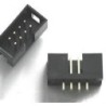 Conector IDC macho 4x2 para cable plano