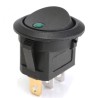 Rocker Switch redondo con punto de luz led 24mm