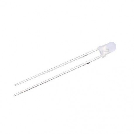 Led 3mm opaco blanco