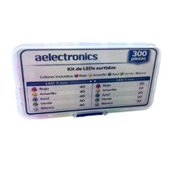 Kit de LED 5mm y 3mm 300 pz