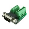 Conector macho DB9 RS232 9 pines con PCB