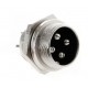 Conector circular macho 16 mm x 4 Posiciones