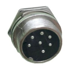 Conector circular 7 posiciones 16mm