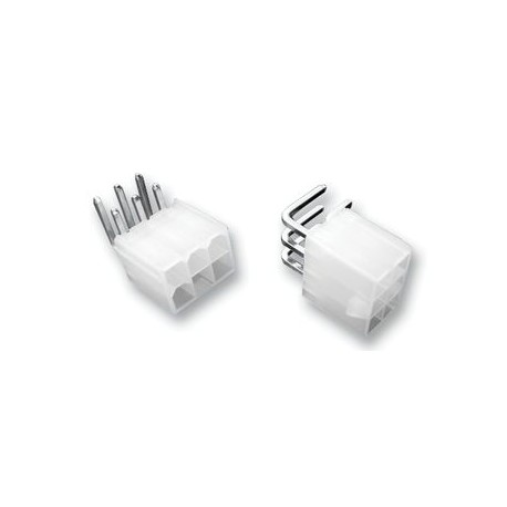 Conector rectangular macho con pines en ángulo 4.2mm 6 posiciones (3x2) (64900629522)