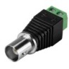 Conector BNC hembra con bornera