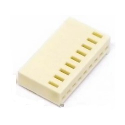 Conector molex hembra 9 posiciones 2.54mm