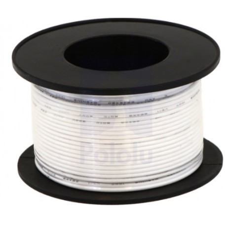 Carrete con 12 metros de cable VERDE calibre 20 AWG (Pololu 2655)