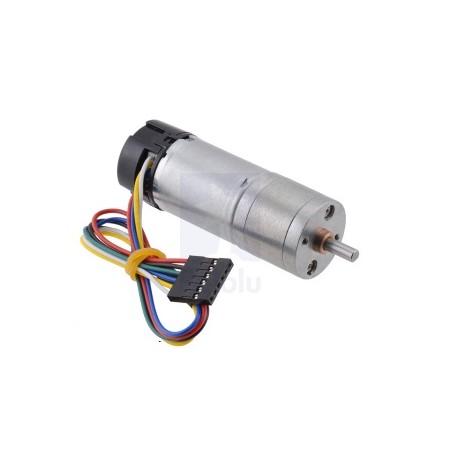 Motorreductor metálico con encoder 47:1 (Pololu no. 4885)