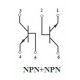 Transistor Dual NPN MUN5211DW SMD