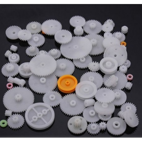 Engranes y piñones surtidos de plástico (pieza) - aelectronics
