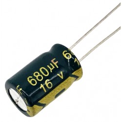 Capacitor electrolítico Th 680uF 16V