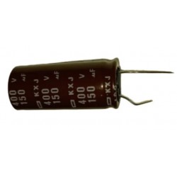 Capacitor electrolitico 150uf 400V.