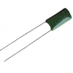 Capacitor de poliéster Th 1nF 100V