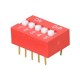 Dip Switch 5 posiciones (Color Rojo PCB)