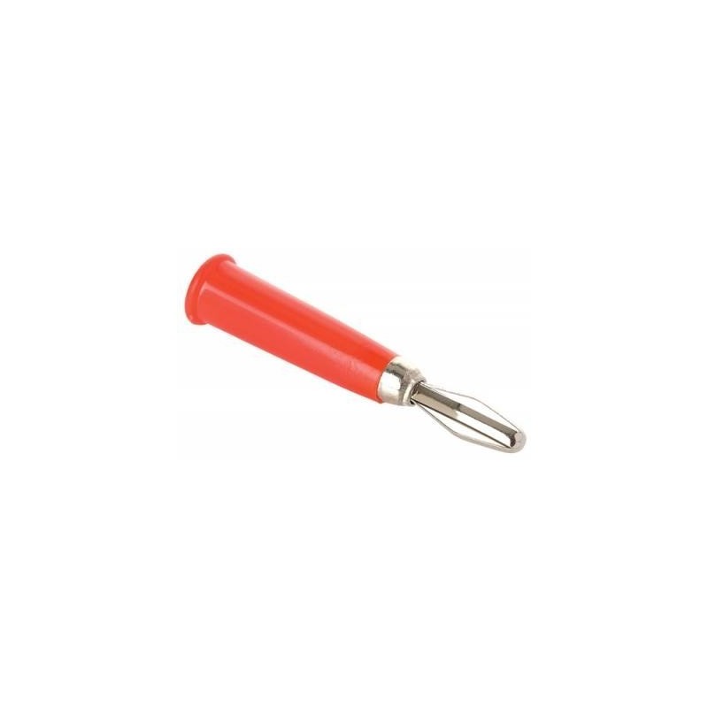 Plug banana rojo 4 mm