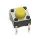 Push button Th 4 pines 6x6 mm Color Amarillo