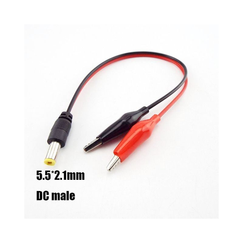 Arnés macho de 25 cm con caimanes