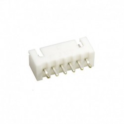 Conector JST 6P. 2.54 mm Macho recto